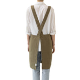 Gewürzhaus - Linen Crossback Apron Martini Olive